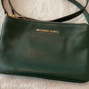 Michael Kors Forest Green Crossbody Bag